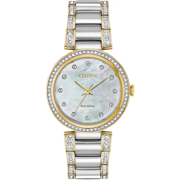 Citizen-<BR>Silhouette Crystal Two Tone<BR/>(EM0844-58D)