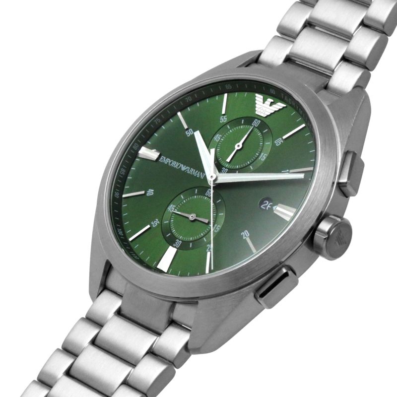 Emporio Armani-<BR>Stainless Steel Green Dial<BR/>(AR11480)