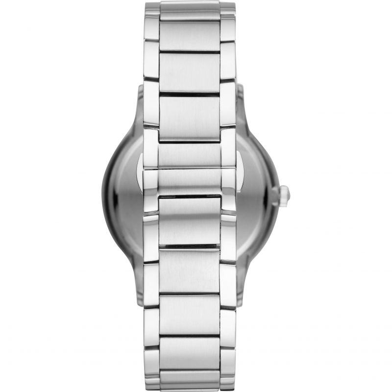 Emporio Armani-<BR>Three-Hand Date Stainless Steel<BR/> (AR11181)