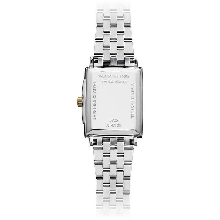 Raymond Weil-<BR>Toccata Rectangular Two-Tone<BR/>(5925-SPS-00995)