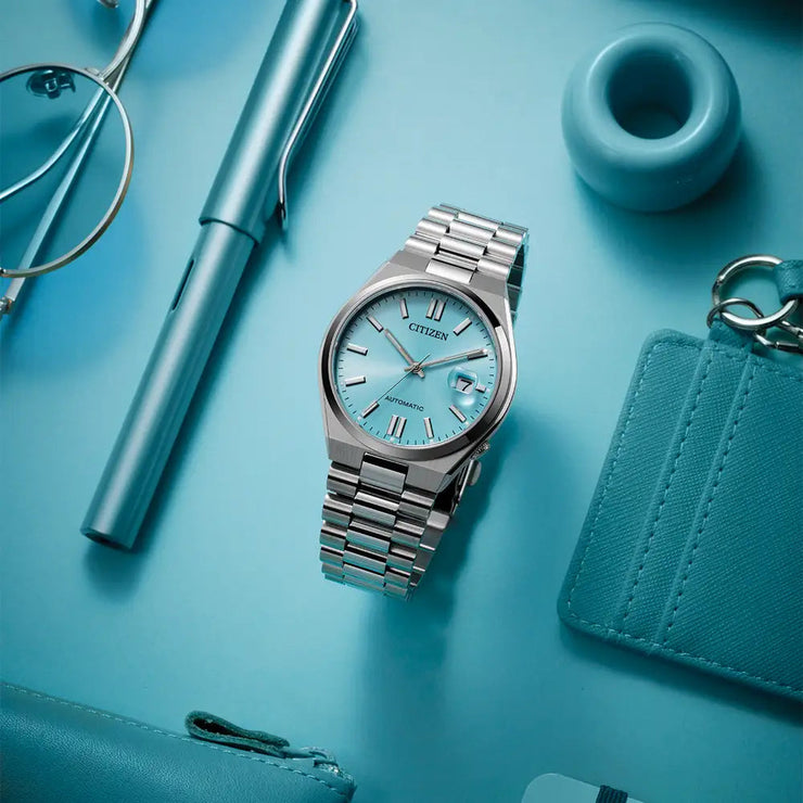 <BR>Tsuyosa Automatic Blue<BR/>(NJ0151-53M)