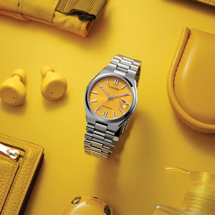 <BR>Tsuyosa Automatic Yellow<BR/>(NJ0150-56Z)