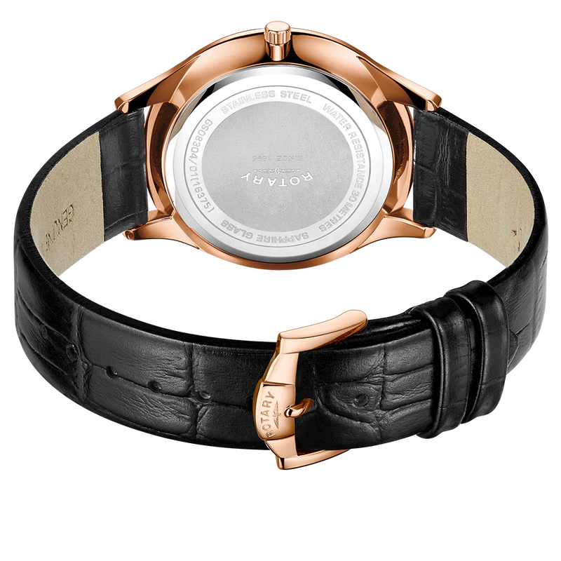 Rotary black ocean watch hotsell