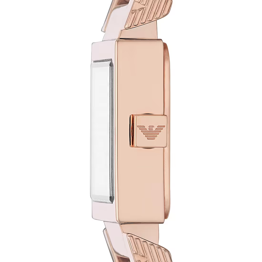 Emporio Armani-<BR>Valentina Square Pink Leather<BR/>(AR11279)