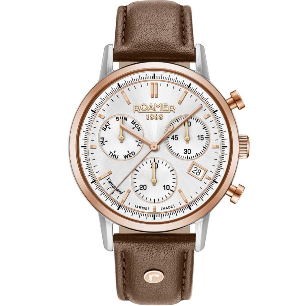 Roamer-<BR>Vanguard Chrono II Leather<BR/>(975819 49 15 09)