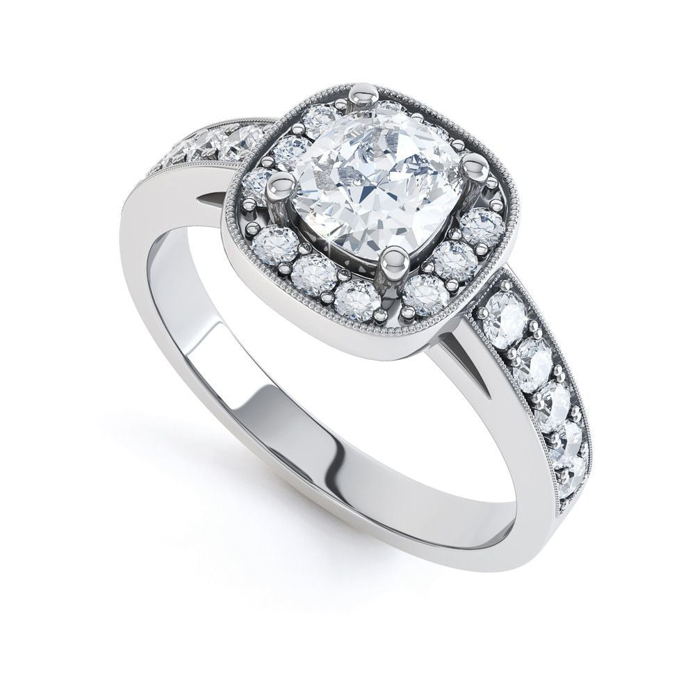 JACKIE - 37252R2M-Diamond Engagement Ring-Design Centre Jewellery