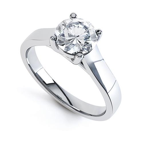 Jade - R1135 - L Finger Size, 18ct-white-gold Metal, 0.6 Ct Diamond (undefined)-Design Centre Jewellery
