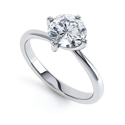 Selina - R1137 - G Finger Size, 18ct-white-gold Metal, 0.3 Ct Diamond (undefined)-Design Centre Jewellery